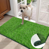 Dog Grass Pee Pad,Artificial Grass for Dogs Potty Training,Reusable Turf Grass Pads for Dogs with Hemmed Edge,Fake Grass Replacement Pads for dog Indoor and Outdoor (18" x 23")